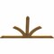 Ekena Millwork Richland Rough Sawn Timber Gable Bracket, Western Red Cedar, 108"W x 58"H x 2"D x 6"F, 13/12 Pitch GBW108X58X0206RIC00RWR - alternate 4
